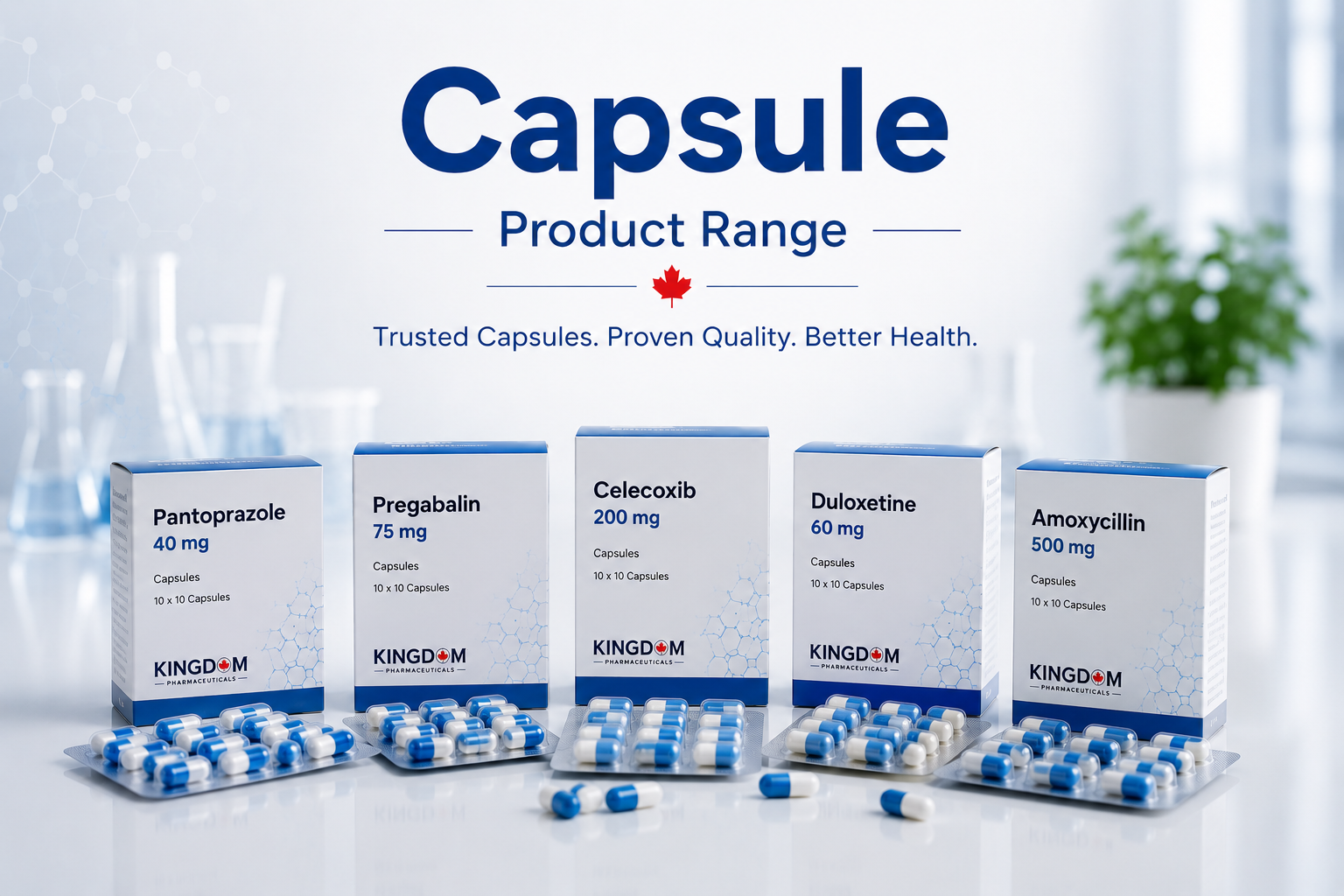 Capsule product range
